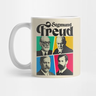 Sigmund Freud Comics Black Mug